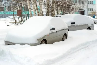 Уникальные снежные фоны для любителей автомобилей