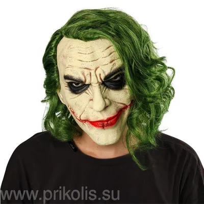 Маска Джокера Темный рыцарь Хит Леджер Joker 2008 в интернет-магазине  Ярмарка Мастеров по цене 1190 ₽ – DB5QHRU | Головные уборы субкультур,  Дзержинск - доставка по России