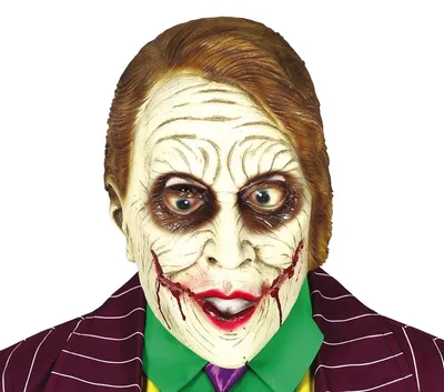 Ужасная маска клоуна, красные волосы, зло, зло, страшная маска Джокера,  карнавал, яркая смешная маска на Хэллоуин, косплей, реквизит, маски |  AliExpress