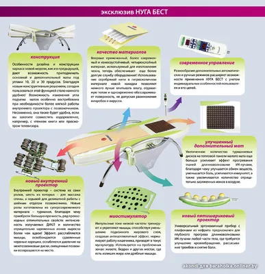Лучший лекарь - 🔸Массажная кровать «Нуга Бест»🔸 ⠀ Массажная кровать «Нуга  Бест» является настоящим спасением для людей, которые ведут сидячий или  малоподвижный образ жизни, кто страдает от болей в спине и в