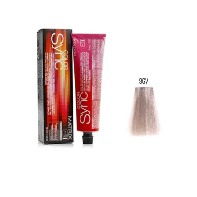 2-Matrix Color Sync 9GV Light Blonde Gold Violet Demi-Permanent Hair Color  2oz. | eBay