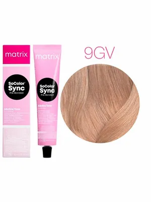 Matrix Color Sync, Hair Color, Demi-Permanent Haircolor - 9GV - Light  Blonde Gold Violet - Walmart.com