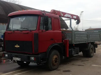 Кран-манипулятор Hiab XS 166 B3 DUO на шасси МАЗ 6312