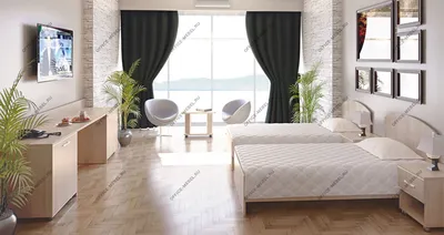 Мебель для гостиниц и отелей: кровати бокс спринг, boxspring, мягкая мебель,  дизайн штор и текстиля