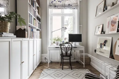 Дизайн кабинета в скандинавском стиле: идеи для дома и офиса (13 фото)