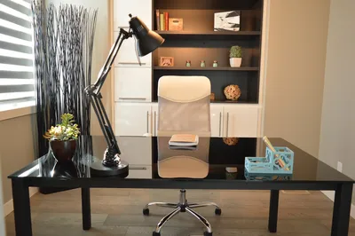 Интерьер домашнего кабинета: планировка, мебель, стиль, цветовая гамма.