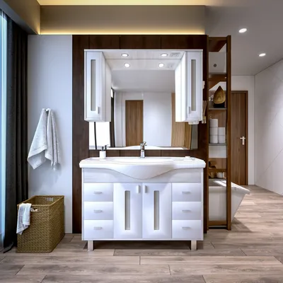 Мебель для ванной CEZARES ECO-CER 600 Bianco Opaco (эмаль) Cezares купить в  Москве