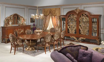 Classic dining room Versailles Luigi XVI style