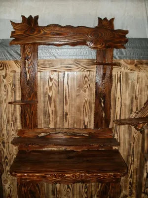 Купить комплект деревянной мебели под старину у производителя