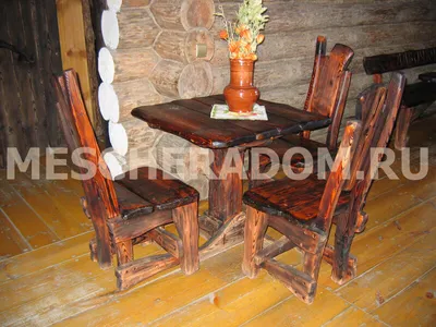 Деревянная мебель под старину от компании «Кедр-М»