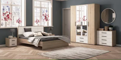 Мебель для спальни Соната Любимый дом - купить по цене 88045 руб. в Москве