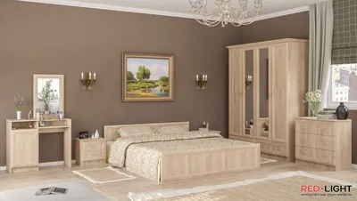 Спальня Соната 4Д Мебель Сервис | RedLight