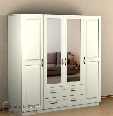 Шкаф 4-х створчатый Соната в Калуге купить, цена 21 650 руб. в  интернет-магазине - Мебель Калуга ком
