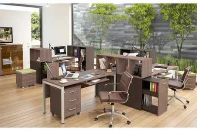 Офисный стол в стиле лофт Матрикс. Рабочий стол в офис для сотрудников, для  руководителя - ARMADA