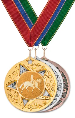 Купить Медаль \"Конный спорт\"\" - MK200 - Золото по низкой цене в  интернет-магазине в Москве