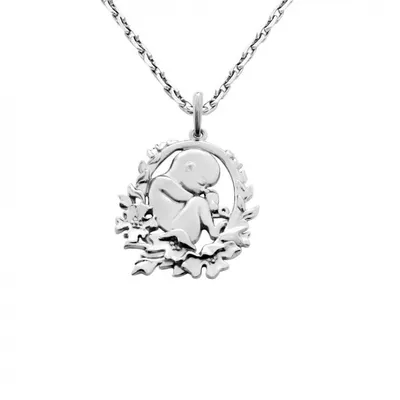 Кулон Корона царская с камнем внутри из серебра – Silver Monarh