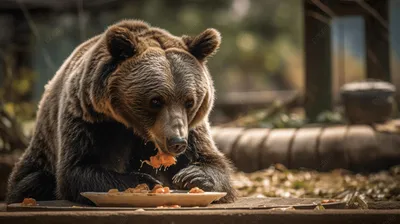 Фотографии медведей с медом в формате JPG, PNG и WEBP