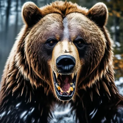 Качественные фото медведя гризли для декора