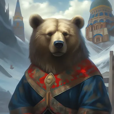 Медведь символ россии» — создано в Шедевруме