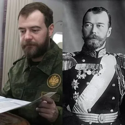 Медведев и Николай II: настоящая дружба на фотографии