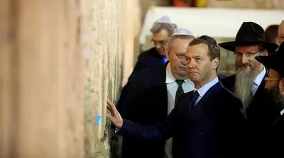 Медведев в израиле фотографии