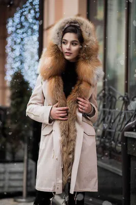 Купить Высококачественная модная осенне-зимняя утепленная меховая подкладка  и съемная дизайнерская женская парка, теплое пальто, красное и черное  пальто, куртка | Joom