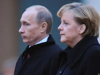 German Chancellor Angela Merkel walks beside the beach on April 11,... News  Photo - Getty Images