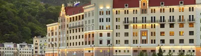 Гостиница ОТЕЛЬ MERCURE ROSA KHUTOR (МЕРКЮР РОЗА ХУТОР) 4*, Набережная  Лаванда, 4, Красная Поляна сайт партнер