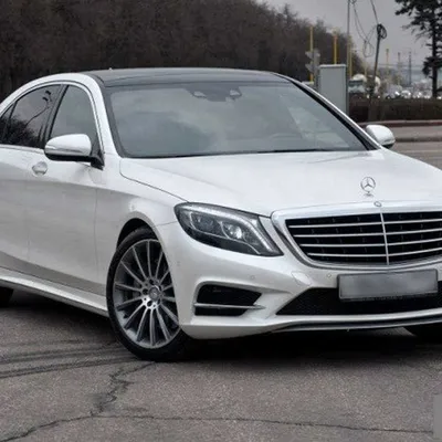 Мерседес S класс W 222 аренда автомобиля с водителем в Воронеже на свадьбу