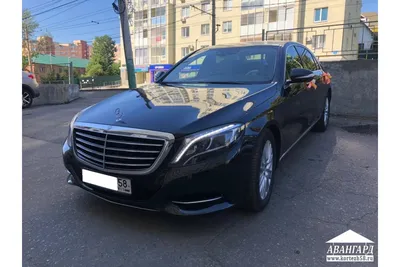 Mercedes W222 S class с водителем