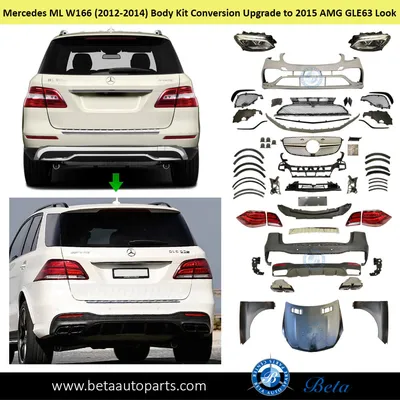 Mercedes ML-Class W166 to W166 GLE63 Conversion Kit