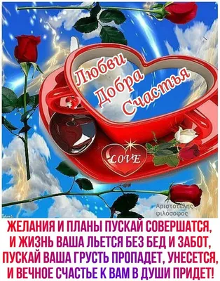 Поздравление с днем святого Валентина ~ Открытка (плейкаст)