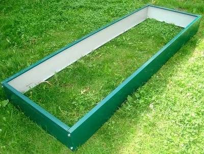 Металлические грядки (Миссия дача) зеленый металл 100x40x600 см. 105193 -  купить в интернет-магазине The Furnish