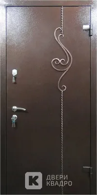 Входные двери с ковкой - заказать металлические кованые двери в Москве