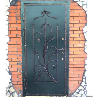 Кованые двери «Элегия» Д-12 – изготовление и продажа кованых изделий от  профессиональной кузницы в Москве