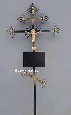 Купить металлический крест на могилу в Казани