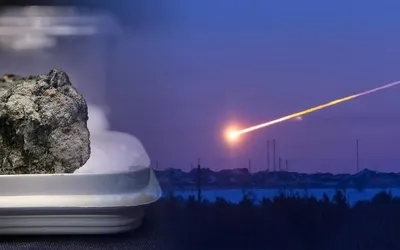 Каменный метеорит Челябинск