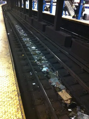 Видео: Веселая поездка в метро Нью-Йорка — люди устроили хаос, увидев в  вагоне крысу