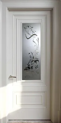 Межкомнатные белые глянцевые двери из дерева 3 - белый цвет | Компания  Vinchelli