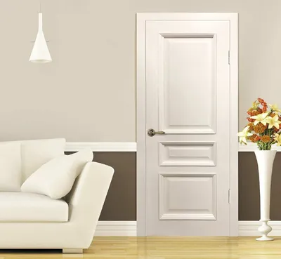 Межкомнатные белые двери в интерьере