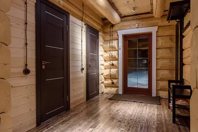 Межкомнатные двери в деревянном доме фото фотографии