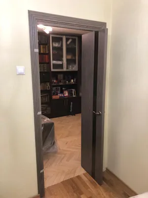 Складная дверь-книжка со стеклом и распашные двери Шеффилд — СВОЁ
