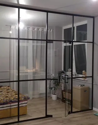 Раздвижные стеклянные межкомнатные двери купить в Москве, цены