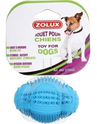 Игрушка-дразнилка для собак 2-в-1 массажный мяч и гантелька, TPR, микс  цветов 2496496 из раздела Игрушки