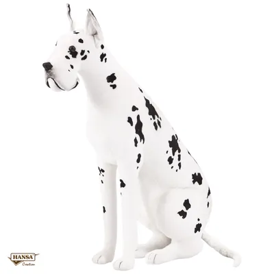 3762 Собака немецкий дог, мраморный, 120 см реалистичная мягкая игрушка -  купить в Ханса Тойс
