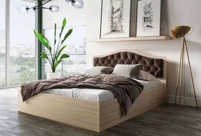 Кровать с мягкий изголовьем 140*200 Villar, цвета слоновая кость - купить в  Москве, по цене 89300 RUB в интернет-магазине Kingsby