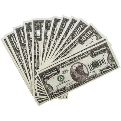 Копия долларов, один миллион долларов, бумажные банкноты, банкноты,  невалютные доллары | AliExpress