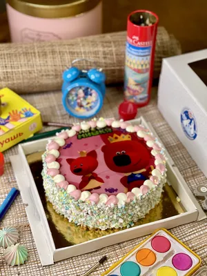 Торт «Мимимишки в цветах» с доставкой СПб