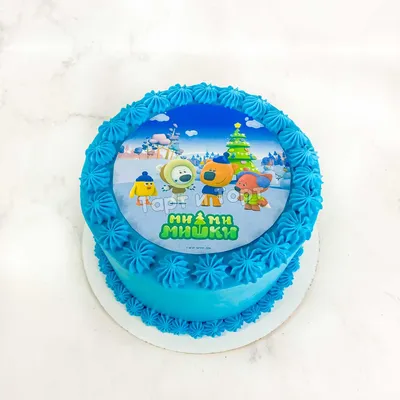 Торты на заказ с сахарной мастикой от Кати Тортен: Детский торт из сахарной  мастики \"Мимимишки\"