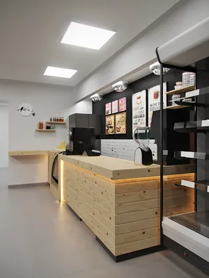 Оформление дизайна маленького кафе • Energy-Systems
